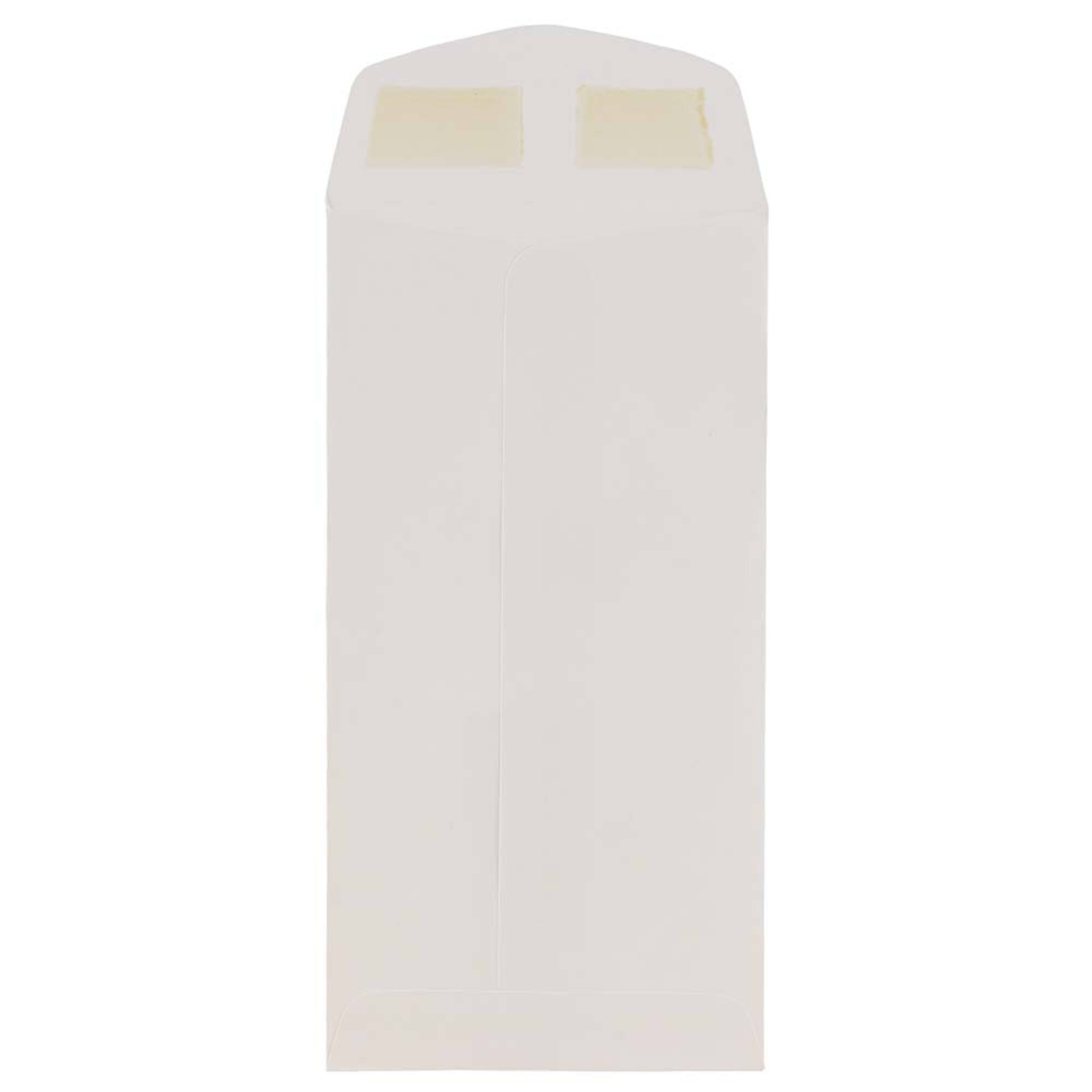 JAM Paper White Monarch Policy 8 Glove Envelopes, 100ct.